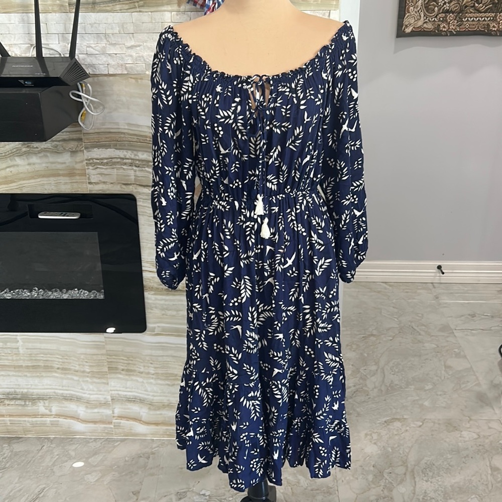 BEACHGOLD off the shoulder sundress size small - Picture 3 of 11